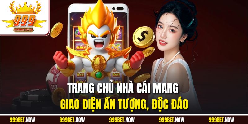 Trang chủ nhà cái mang giao diện ấn tượng, độc đáo